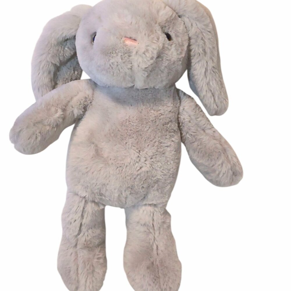 2018 Inter American Products Gray Bunny Rabbit Plush Stuffed Animal Toy 13"